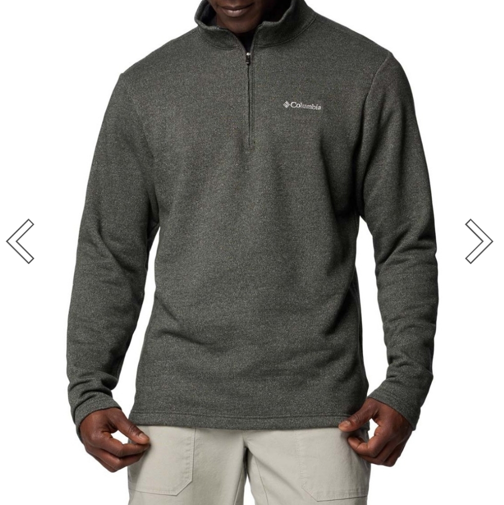 Men's Columbia Great Hart Mountain III 1/4 Zip Pullover Size XL